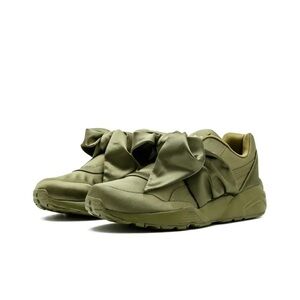 Rihanna Fenty X Puma Bow Sneakers - OLIVE